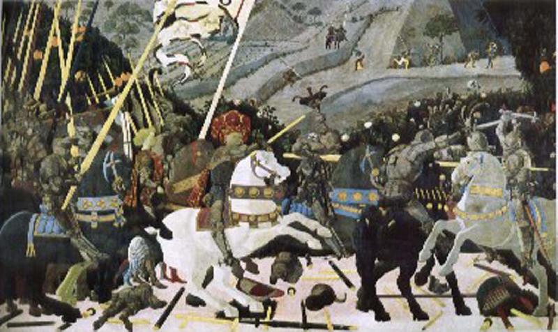 UCCELLO, Paolo Battle of San Romano oil painting picture